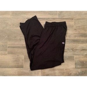 Champion Joggers Adult Sz 3XT Black Comfort Workout Running Sweatpants Gym Mens